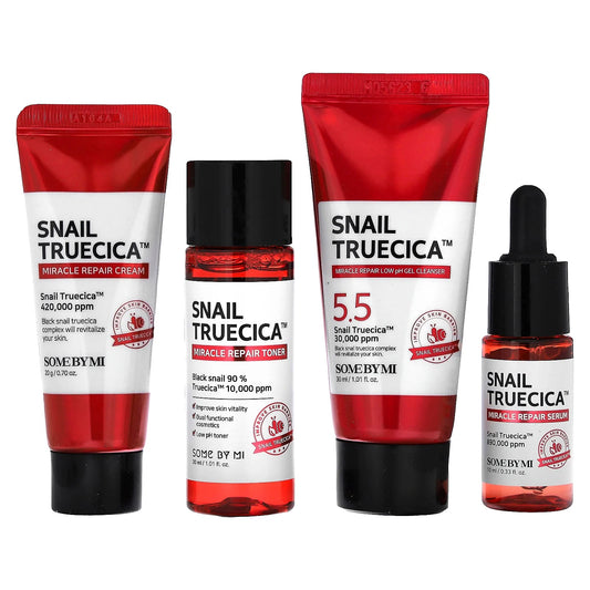 SOME BY MI
Snail Truecica Miracle Repair Starter Kit, 4 Piece Kit