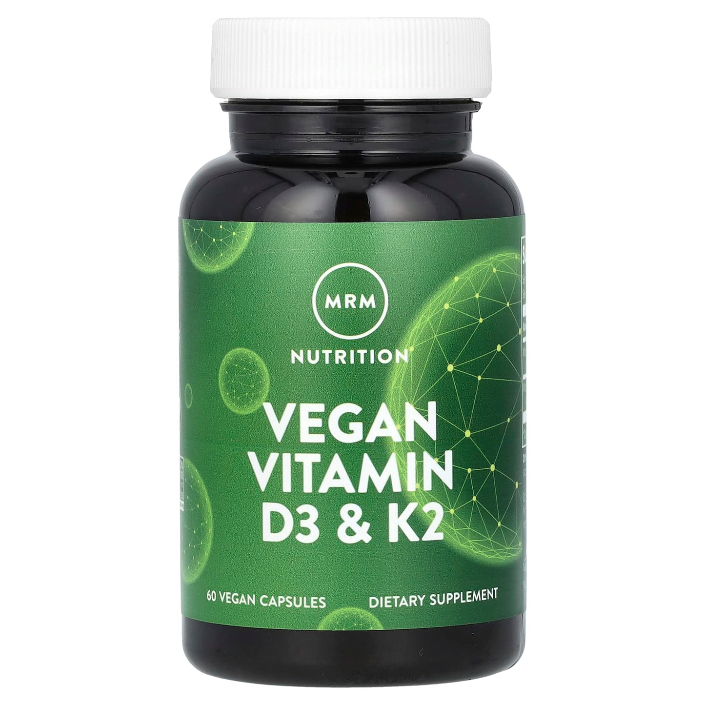 MRM Nutrition
Vegan Vitamin D3 & K2, 60 Vegan Capsules