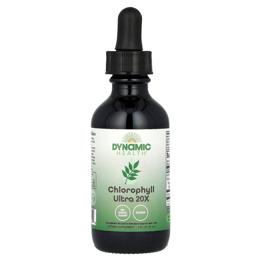 Dynamic Health
Chlorophyll Ultra 20X, 2 fl oz (59 ml)