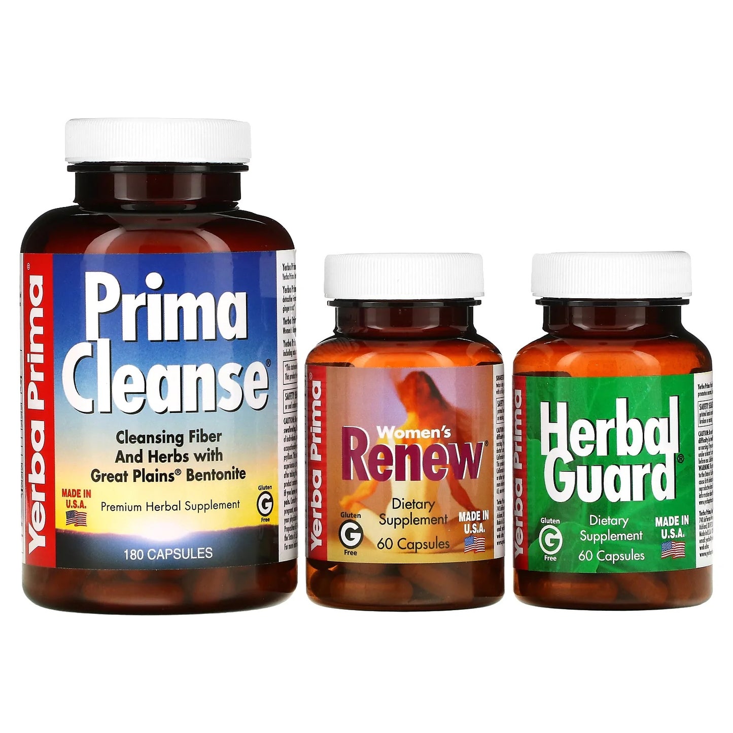 Yerba Prima
Women's Renew Internal Cleansing, 3 Part Program, 300 Capsules