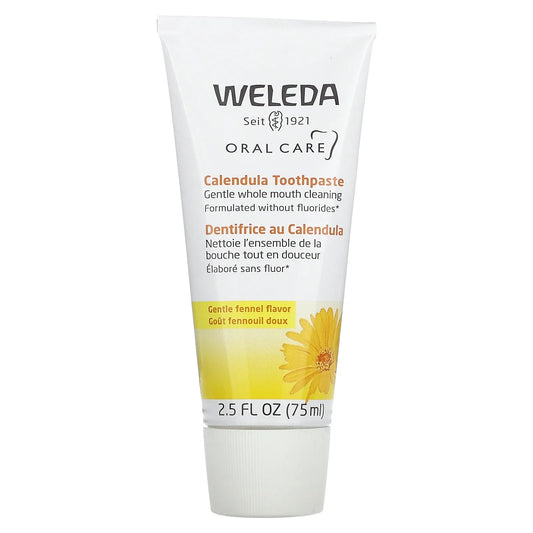 Weleda
Oral Care, Calendula Toothpaste, Gentle Fennel, 2.5 fl oz (75 ml)