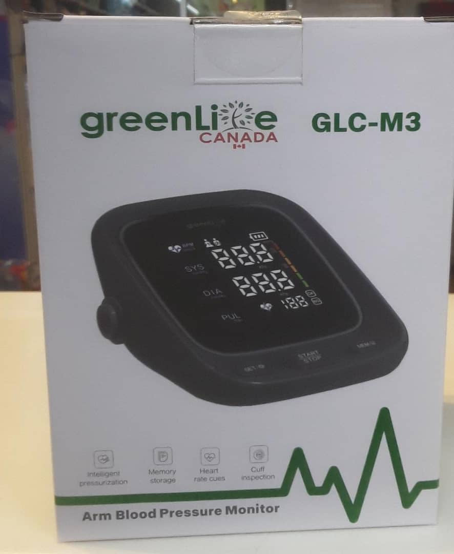 GREENLIFE CANADA GLC-M3 ARM BLOOD PRESSURE MONITOR