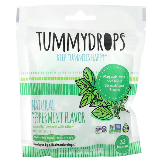 Tummydrops
Natural Peppermint, 33 Lozenges