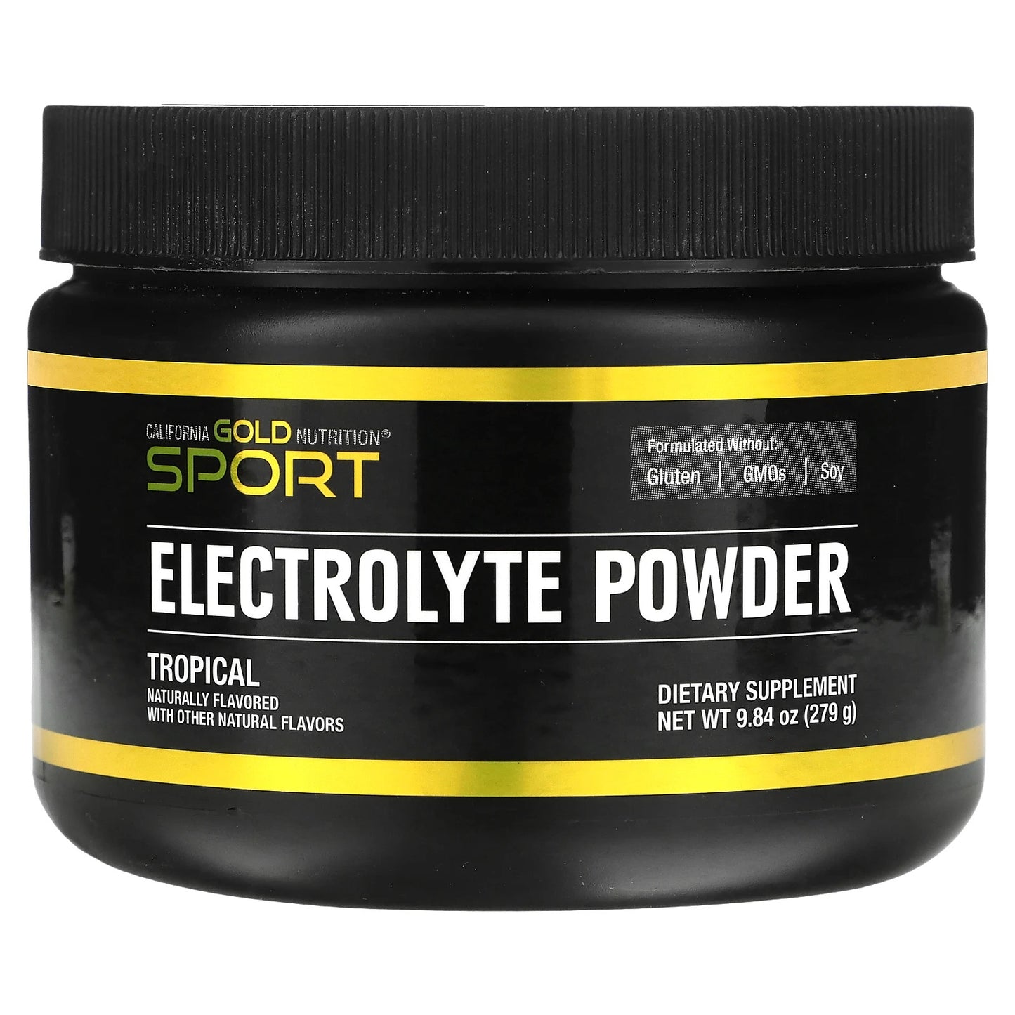 California Gold Nutrition Electrolyte powder, Natural Tropical, 9.84 oz (279 g)