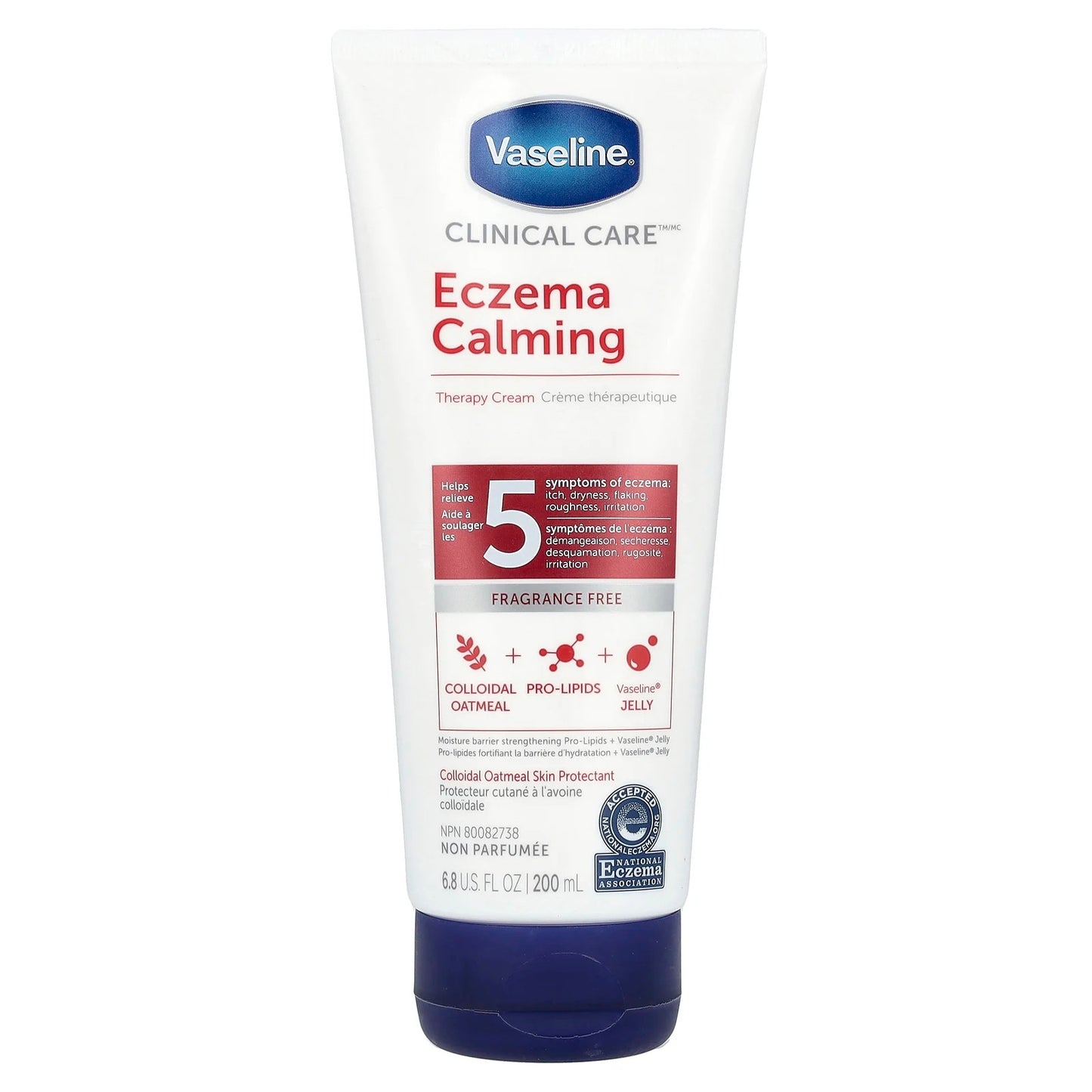 Vaseline
Clinical Care™, Eczema Calming Therapy Cream, Fragrance Free, 6.8 fl oz (200 ml)