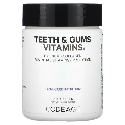 Codeage
Teeth & Gums Vitamins, 90 Capsules