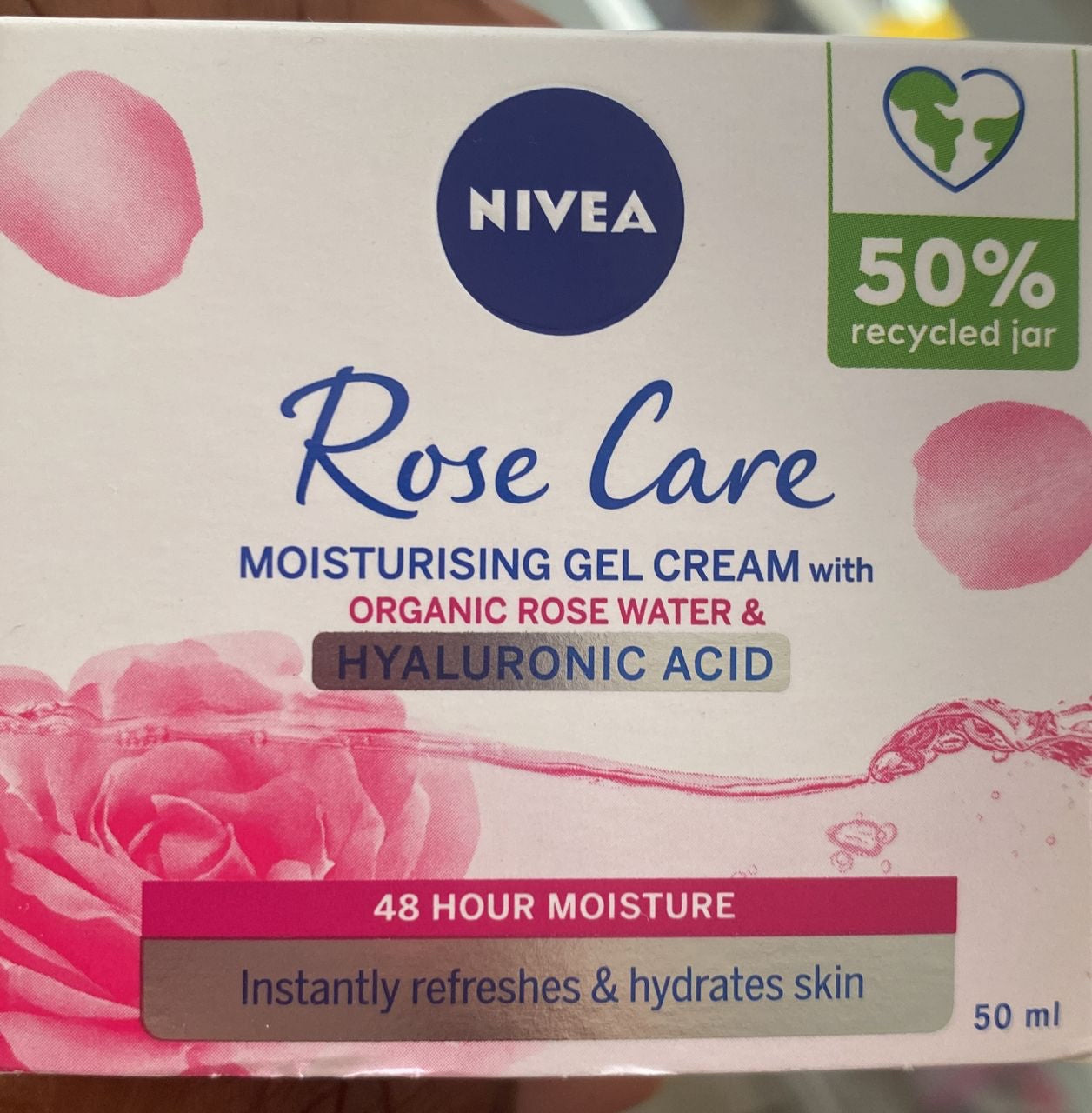 NIVEA ROSE CARE MOISTURISING GEL CREAM