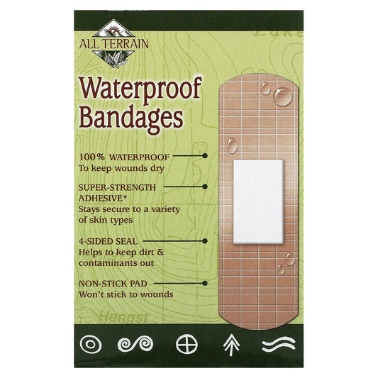 All Terrain
Waterproof Bandages, 20 Bandages