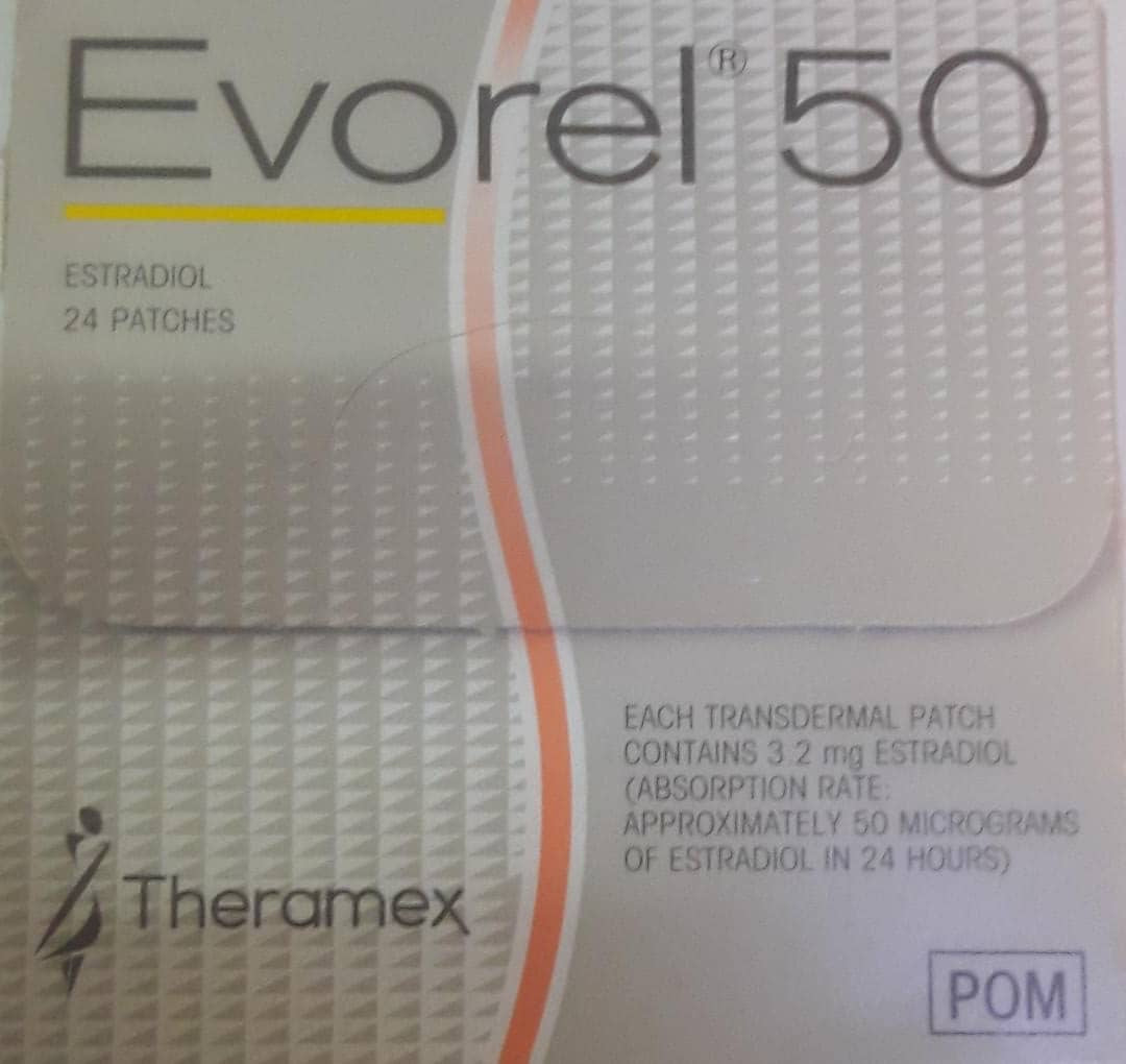 EVOREL 50, 24 PATCHES