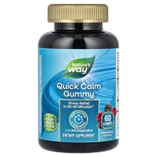 Nature's Way
Quick Calm Gummy, Mixed Berry, 60 Gummies