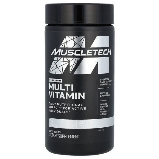 MuscleTech
Platinum MultiVitamin, 90 Tablets