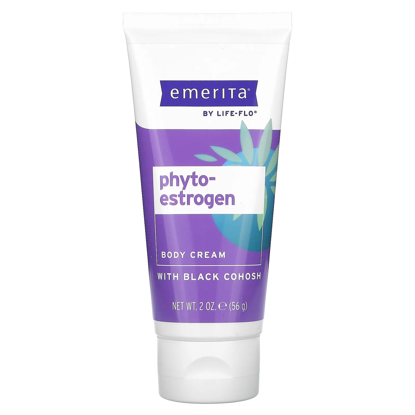 Emerita
Phytoestrogen, Body Cream, 2 oz (56 g)