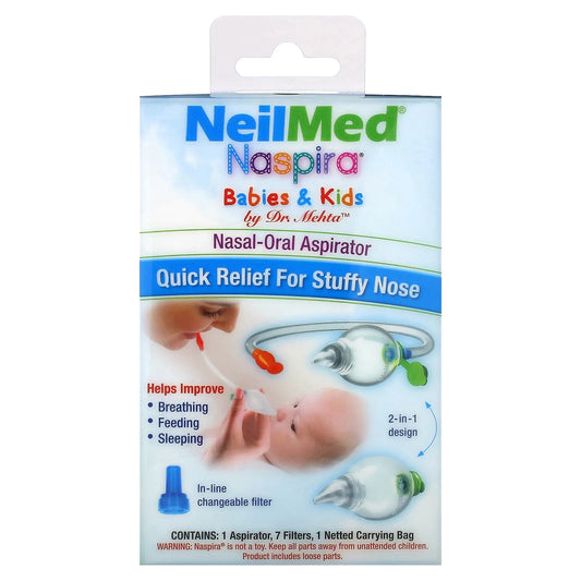 NeilMed
Babies & Kids, Naspira Nasal-Oral Aspirator, 1 Kit