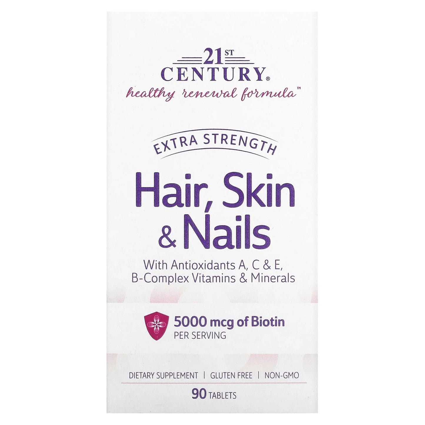 21st Century
Extra Strength Hair, Skin & Nails, 90 Tablets