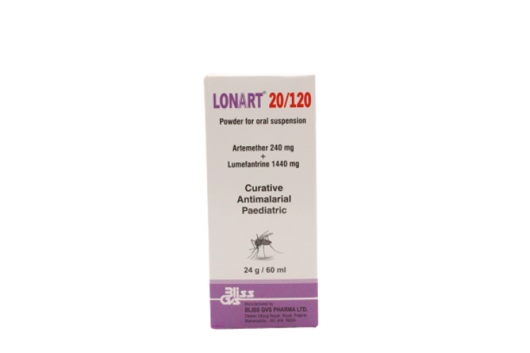 LONART 20/120 ORAL SUSPENSION 60ML (BLISS)