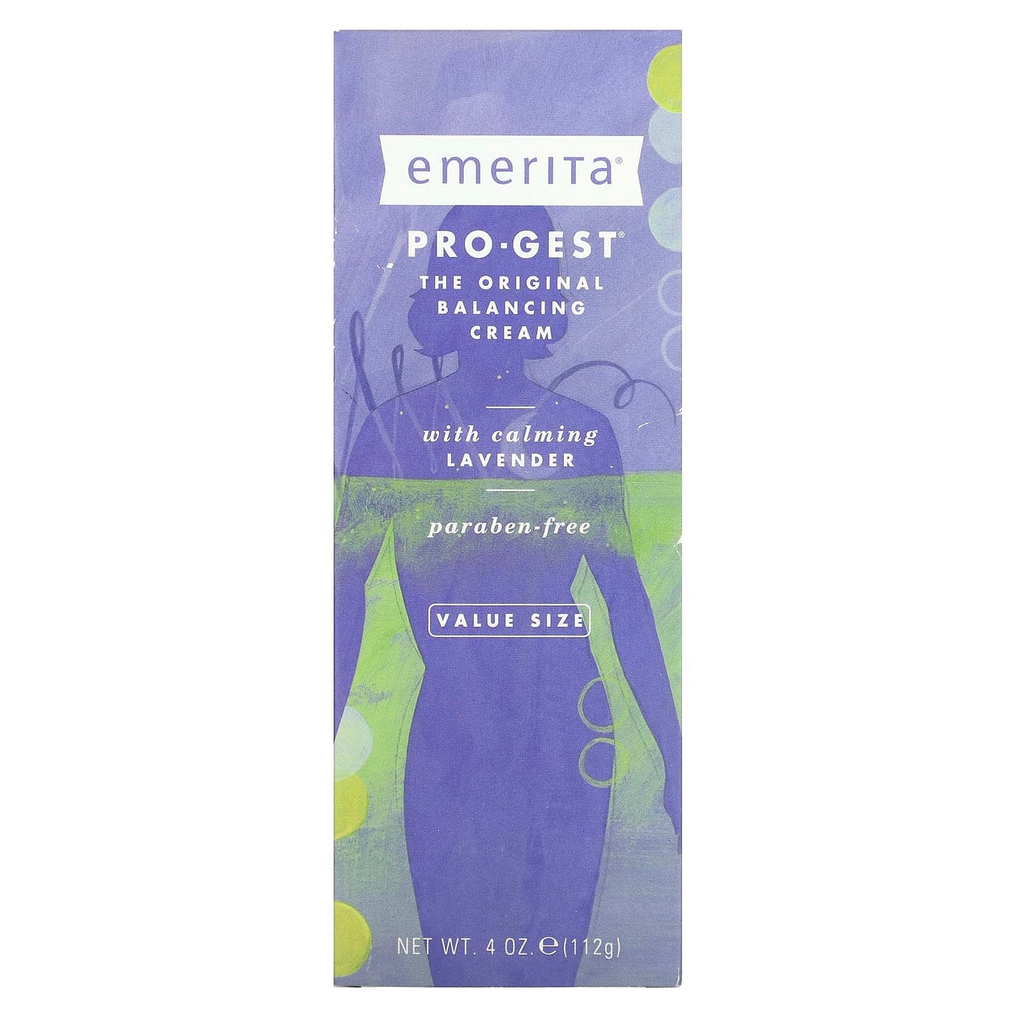 Emerita
Pro-Gest, The Original Balancing Cream with Calming Lavender, 4 oz (112 g)