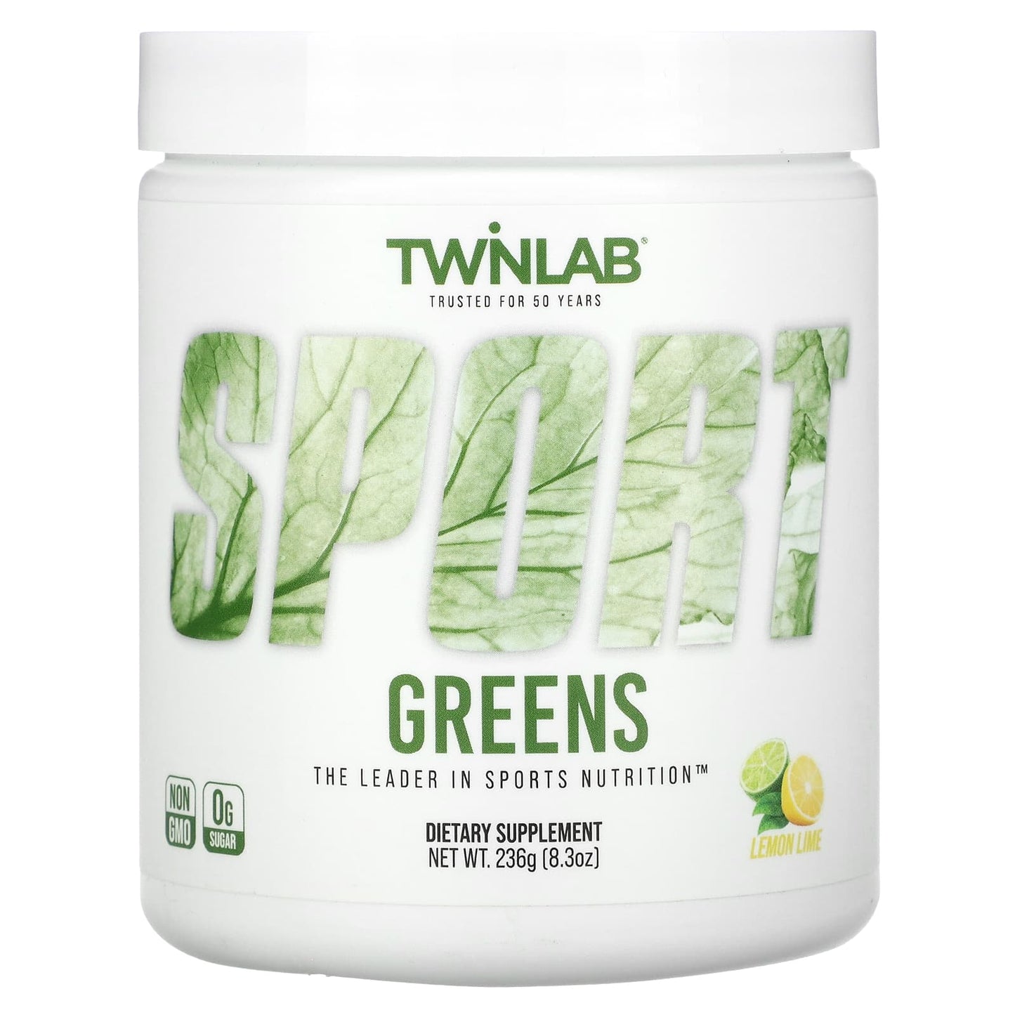 Twinlab
Sport Greens, Lemon Lime, 8.3 oz (236 g)