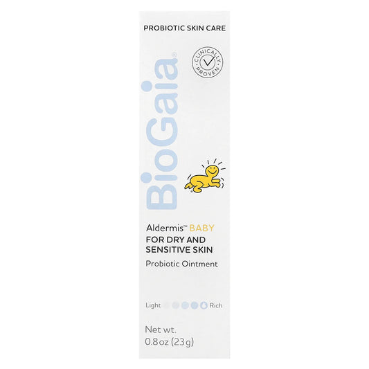 BioGaia
Aldermis Baby Probiotic Ointment, For Dry and Sensitive Skin, 0.8 oz (23 g)