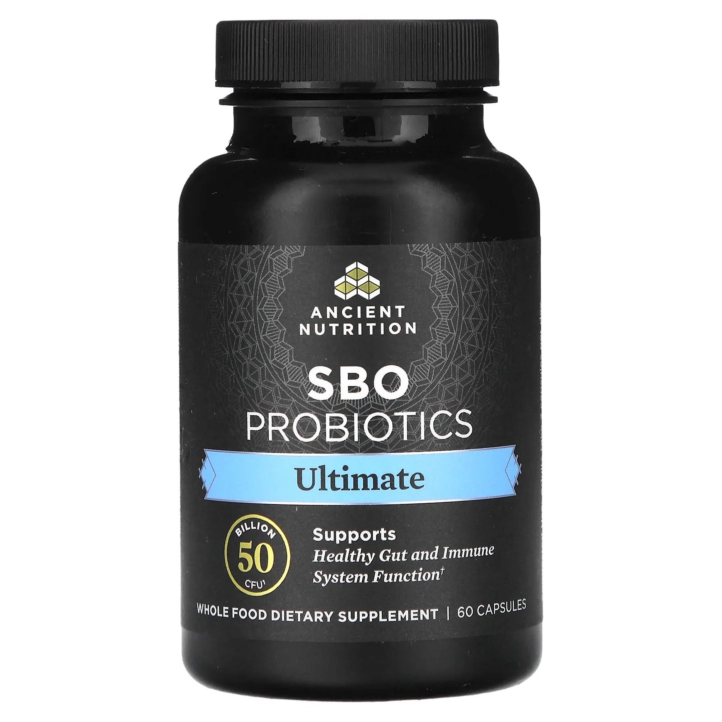 Ancient Nutrition
SBO Probiotics, Ultimate, 50 Billion CFU, 60 Capsules