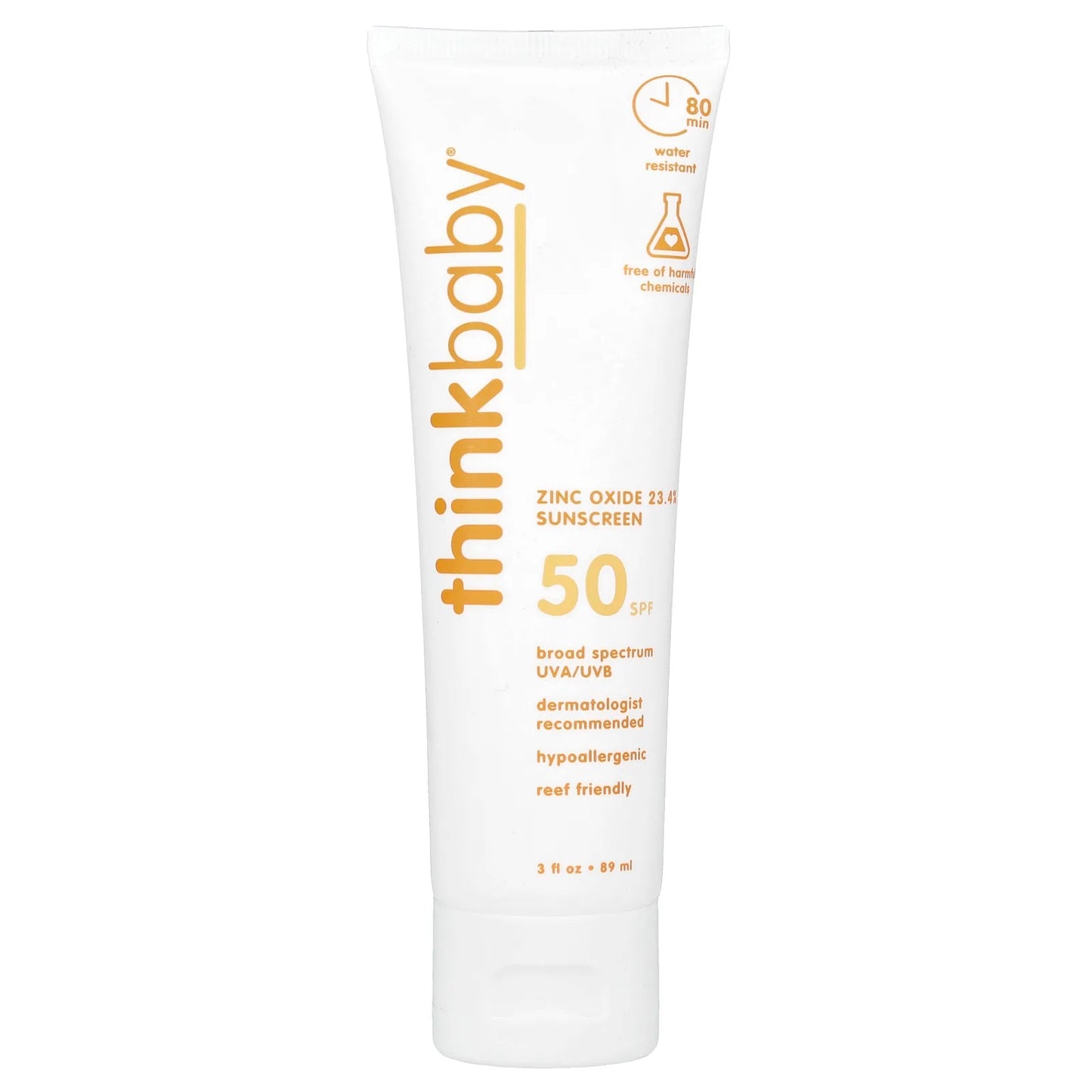 think
Thinkbaby®, Zinc Oxide Sunscreen,