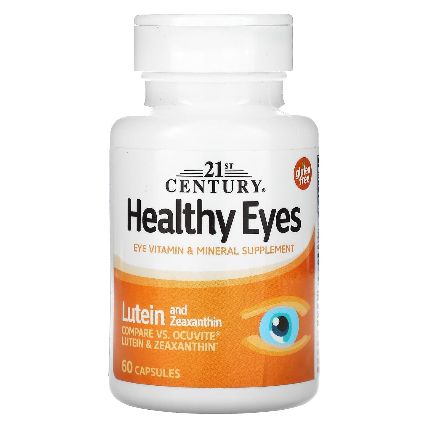 21st Century
Healthy Eyes, Lutein & Zeaxanthin, 60 Capsules