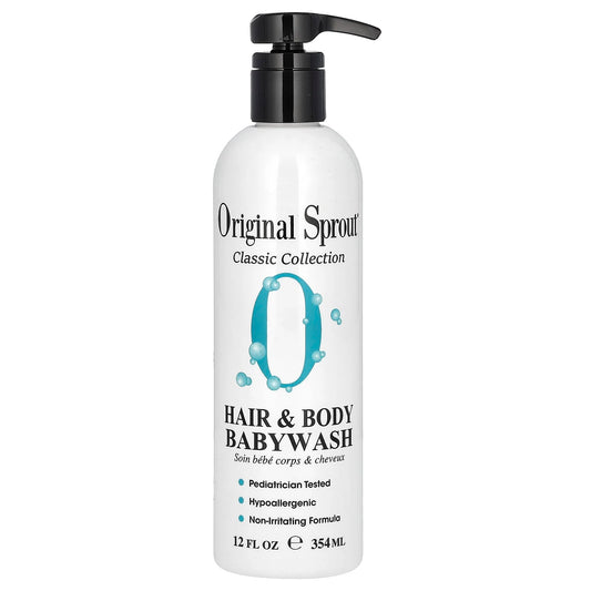 Original Sprout
Classic Collection, Hair & Body Babywash, 12 fl oz (354 ml