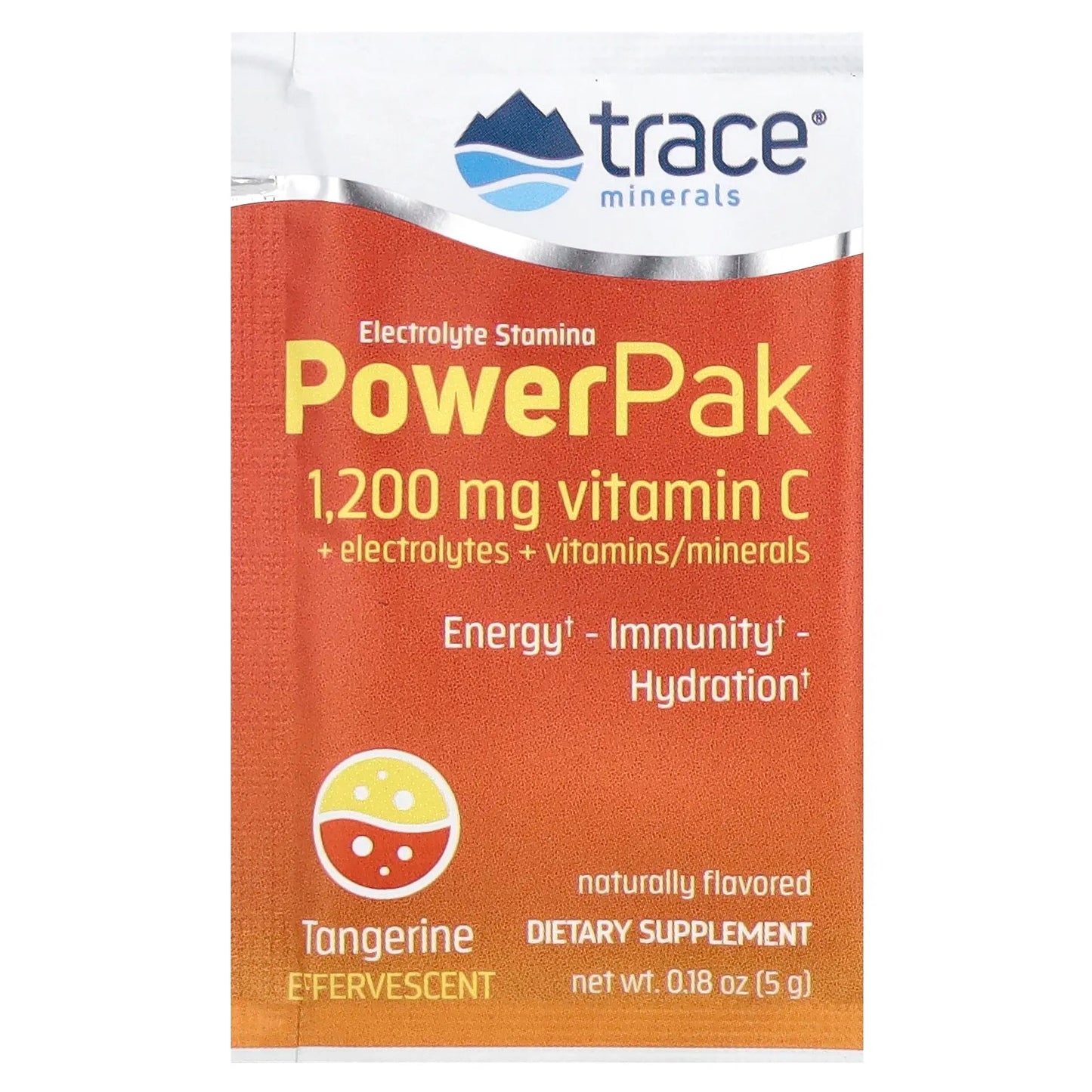 Trace
Electrolyte Stamina PowerPak, Tangerine, 30 Packets, 0.18 oz (5 g) Each
4.6
247
8 Q & A