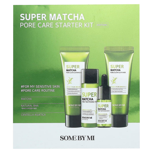 SOME BY MI
Super Matcha Pore Care Starter Kit, Edition, 4 Piece Set