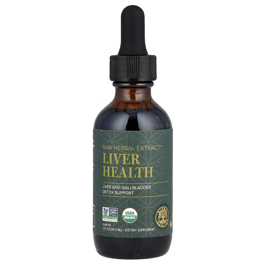 Global Healing
Raw Herbal Extract, Liver Health, 2 fl oz (59.2 ml)