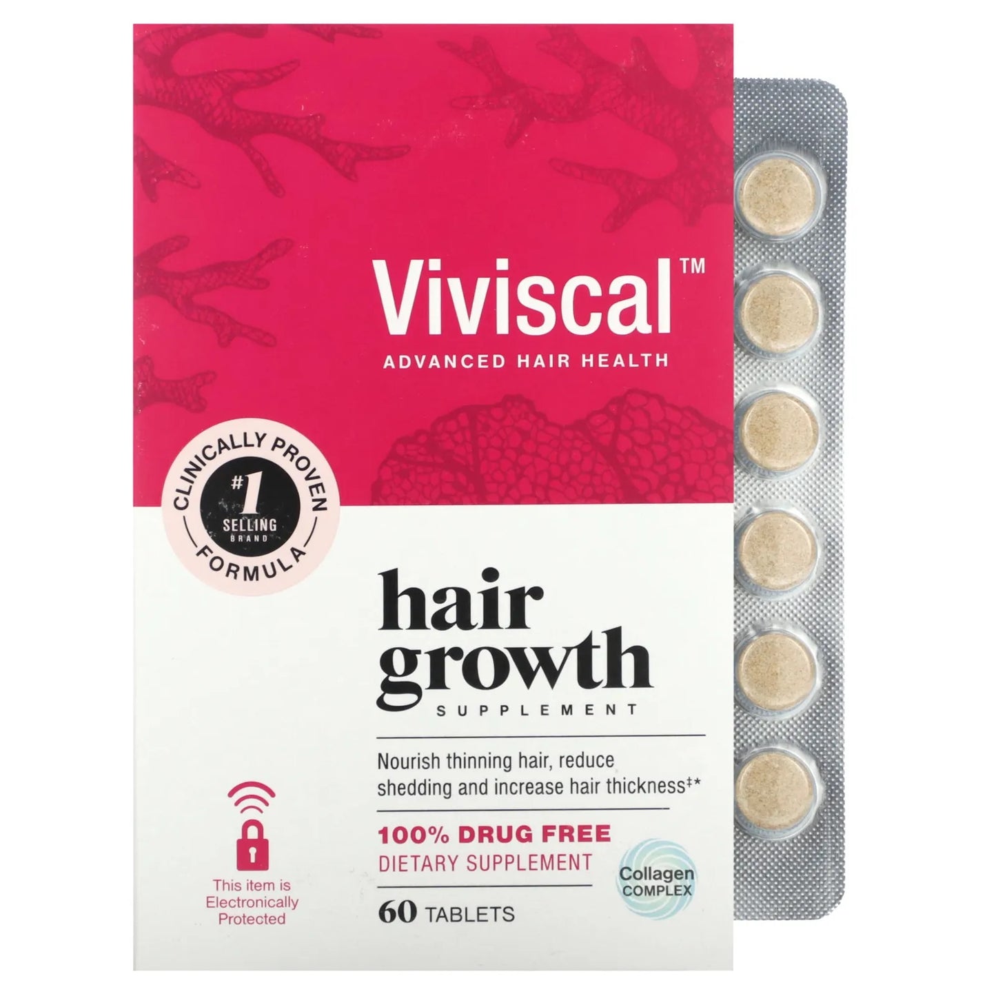 Viviscal
Hair Growth Supplement, 60 Tablets