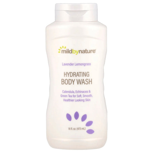 Mild By Nature
Hydrating Body Wash, Lavender Lemongrass, 16 fl oz (473 ml)