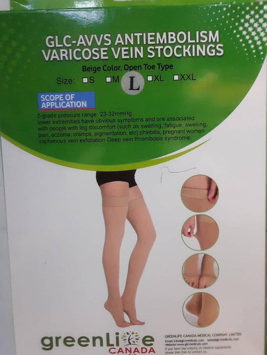 GLC-AVVS ANTIEMBOLISM VARICOSE VEIN STOCKINGS