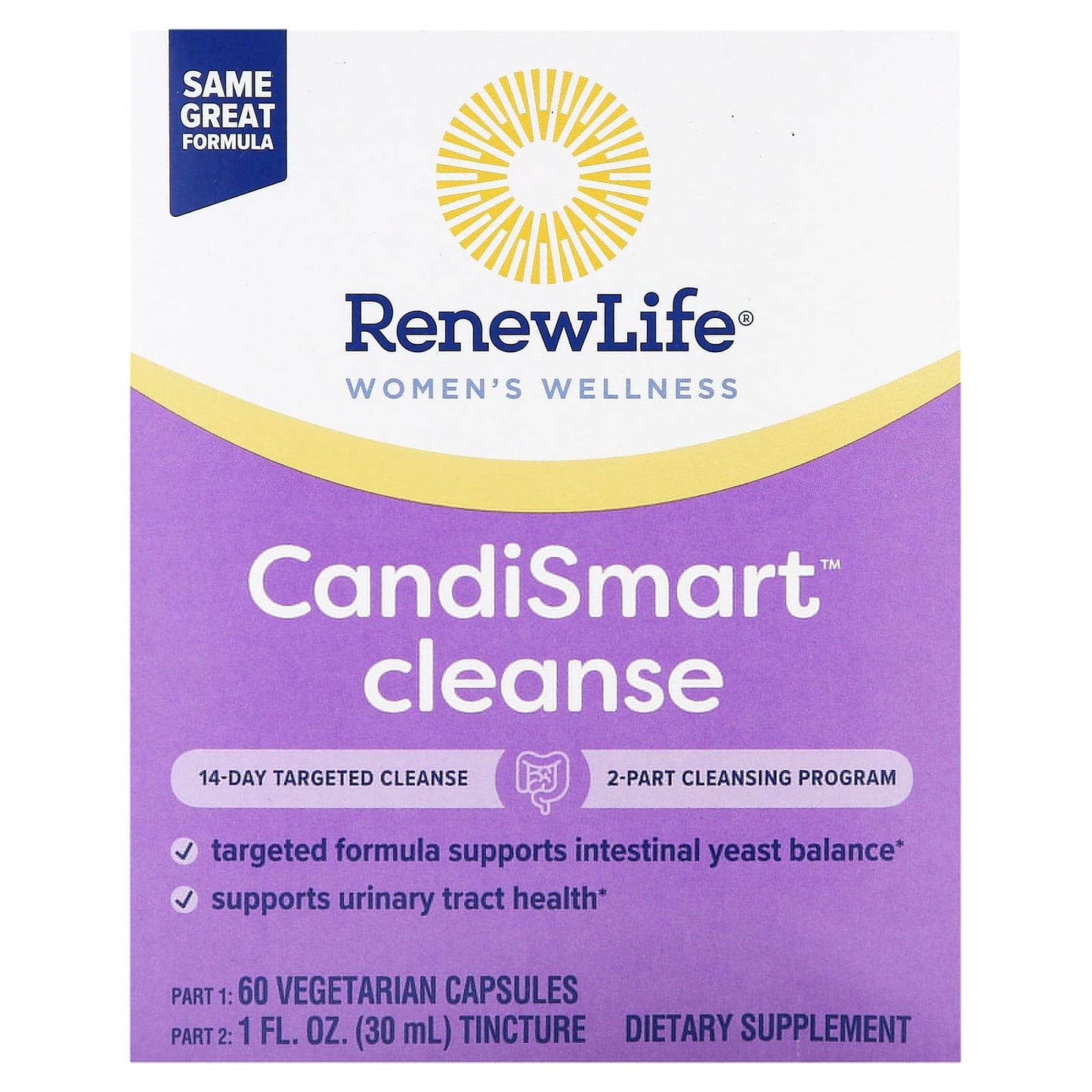 Renew Life
CandiSmart Cleanse, 14-Day Targeted Cleanse, 2-Part