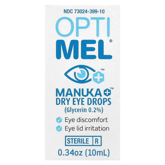 Optimel
Manuka+™ Dry Eye Drops, 0.34 oz (10 ml