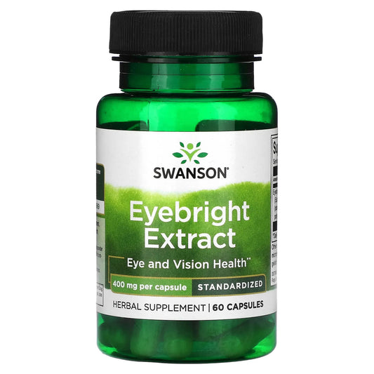 Swanson
Eyebright Extract, 400 mg, 60 Capsules