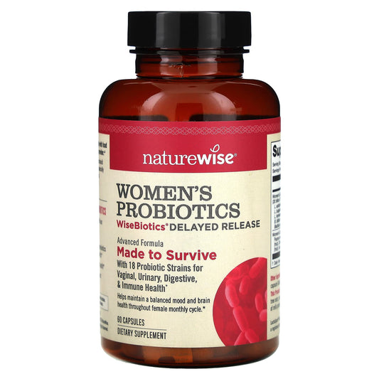 NatureWise
Womens Probiotics, WiseBiotics Delayed Release, 60 Capsules