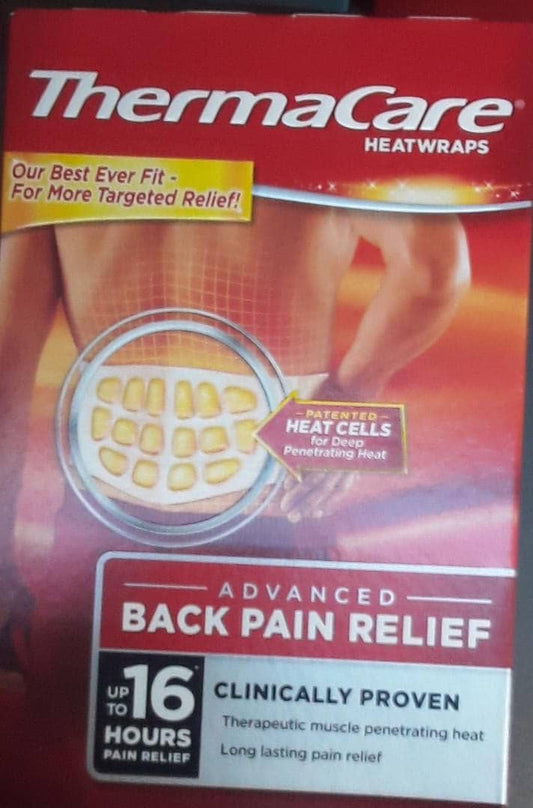 THERMACARE ADVANCED BACK PAIN RELIEF