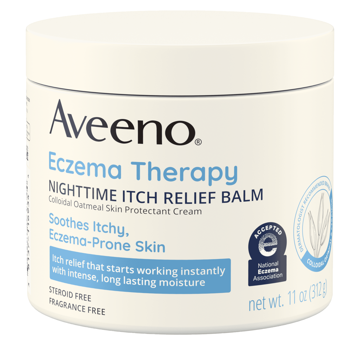 AVEENO ECZEMA THERAPY NIGHTTIME ITCH RELIEF BALM 11OZ