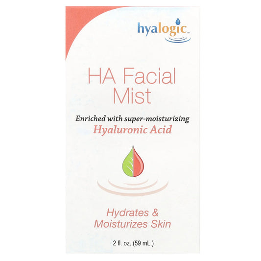 Face Moisturizers & Creams
Face Mist
Hyalogic
HA Facial Mist, Fragrance Free, 2 fl oz (59 ml)