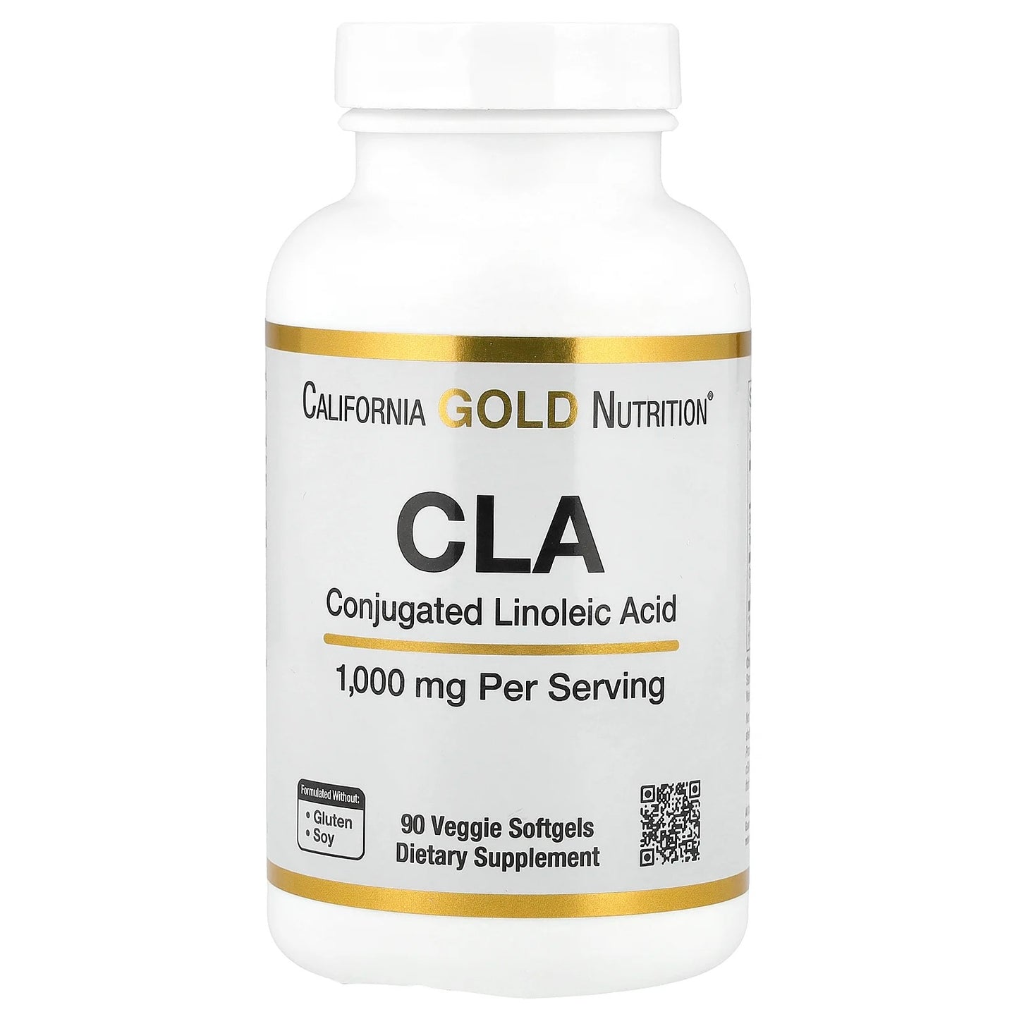 California Gold Nutrition
CLA, Conjugated Linoleic Acid, 1,000 mg, 90 Veggie Softgels