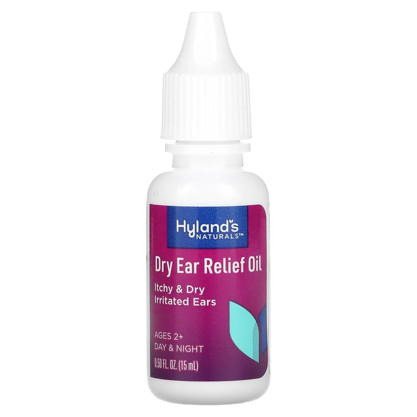 Hyland's Naturals
Dry Ear Relief Oil, Ages 2+, 0.5 fl oz (15 ml)