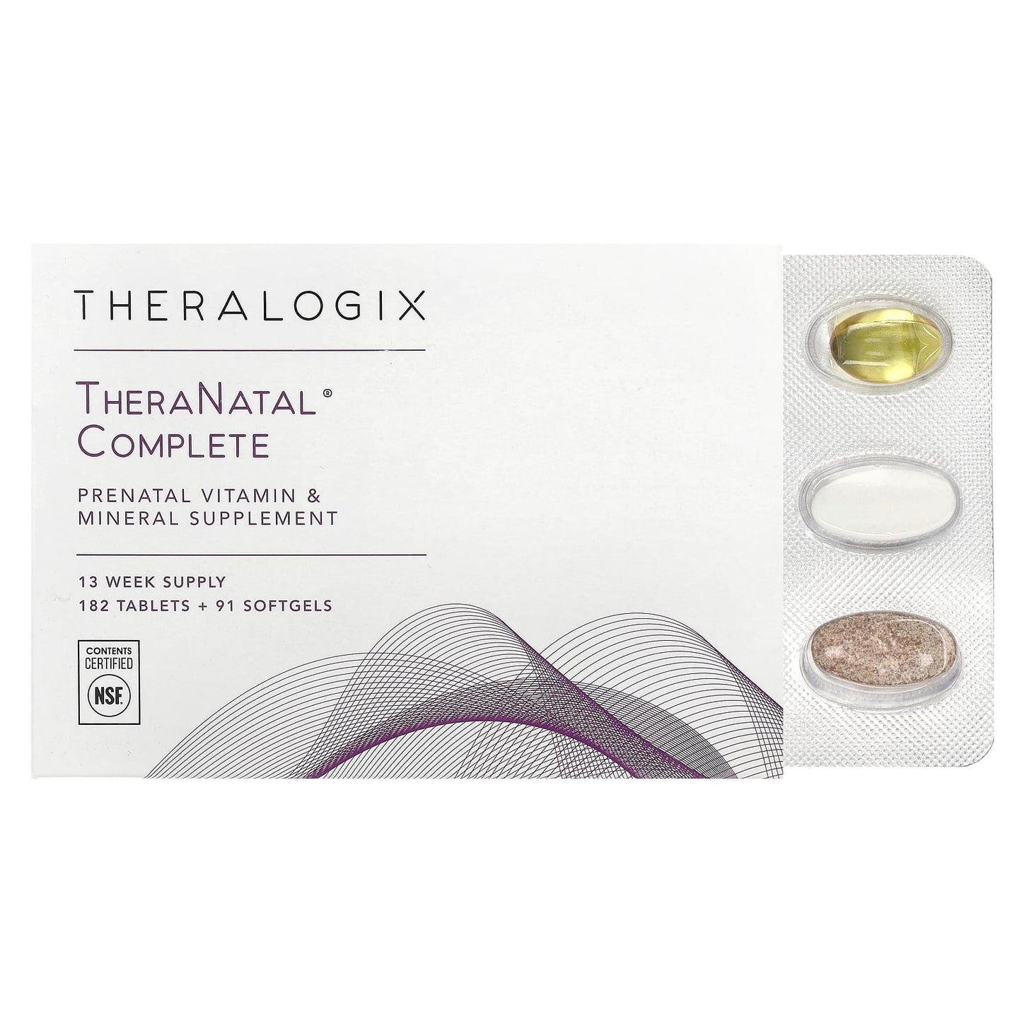 Theralogix
TheraNatal Complete, 182 Tablets + 91 Softgels