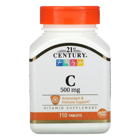 21st Century
Vitamin C, 500 mg, 110 Tablets