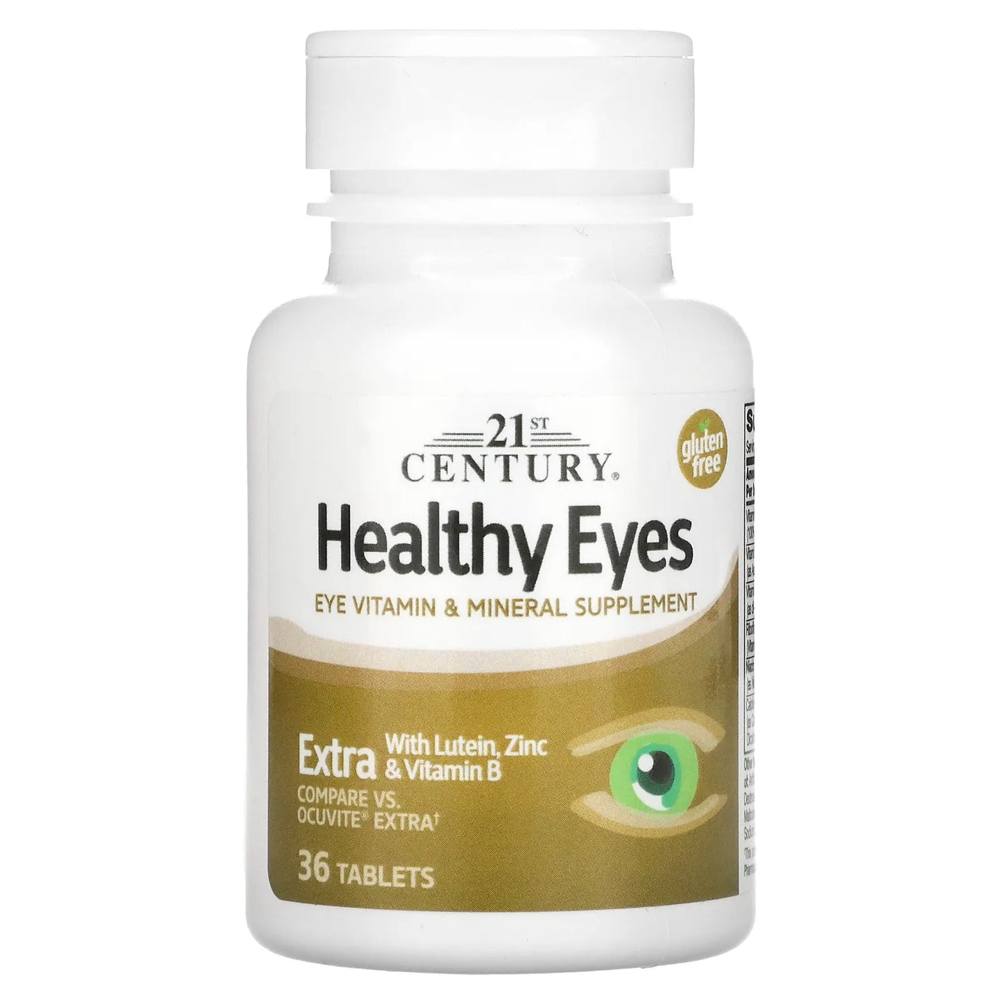 21st Century
Healthy Eyes, Extra With Lutein, Zinc & Vitamin B, 36 Tablets