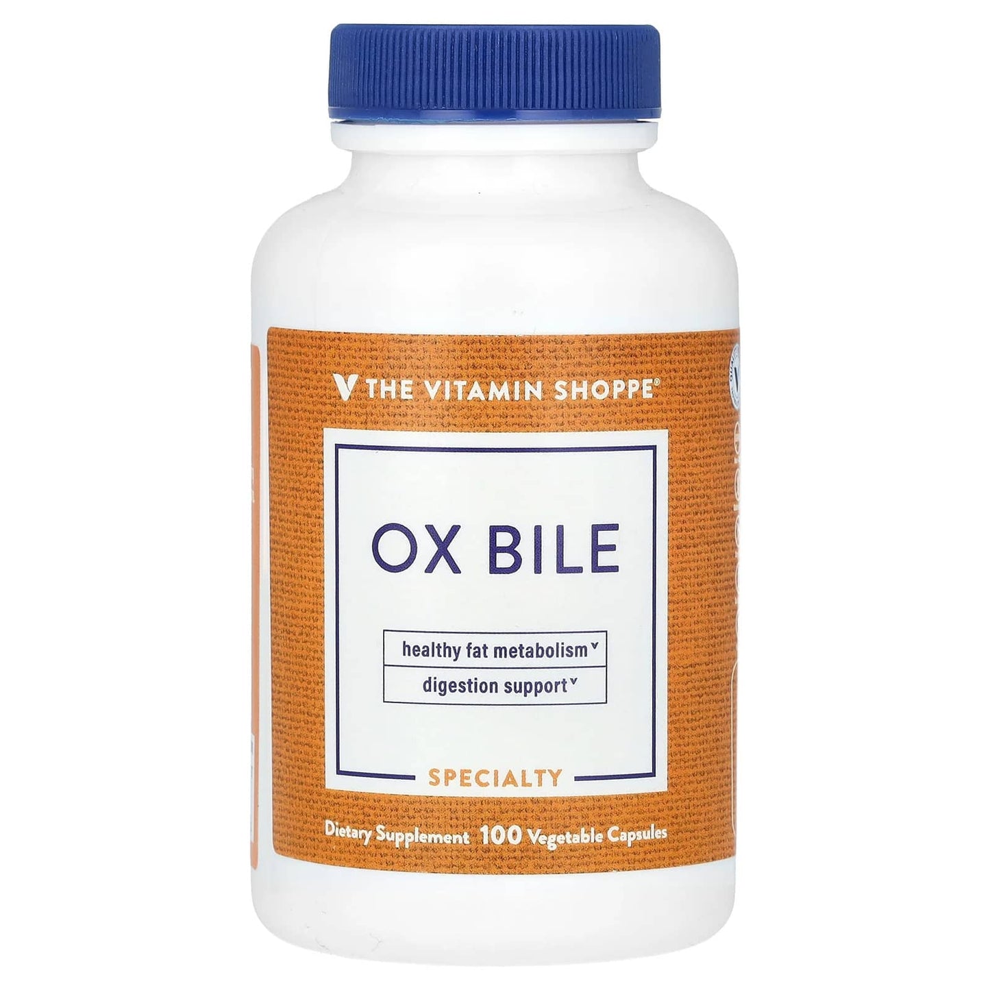 The Vitamin Shoppe
Ox Bile, 125 mg, 100 Vegetable Capsules