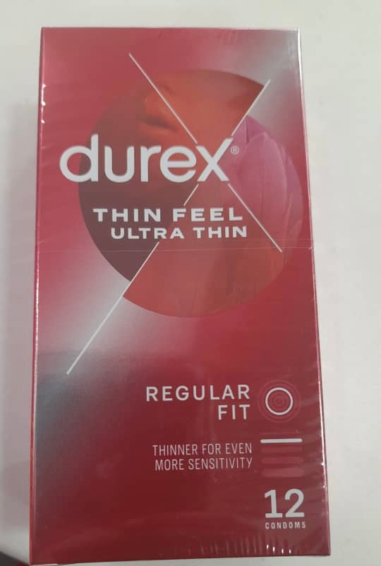 DUREX THIN FEEL ULTRA THIN, 12 CONDOMS