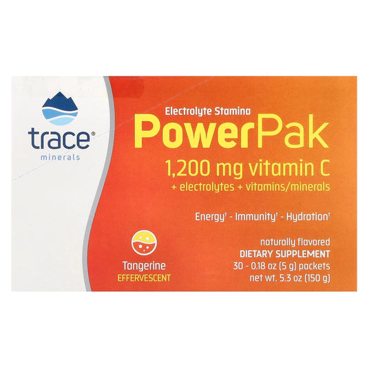 Trace
Electrolyte Stamina PowerPak, Tangerine, 30 Packets, 0.18 oz (5 g) Each
4.6
247
8 Q & A