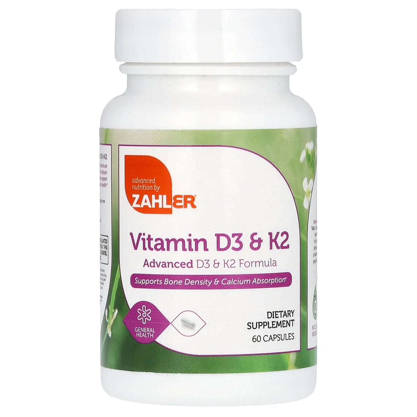 Zahler
Vitamin D3 & K2, 60 Capsules