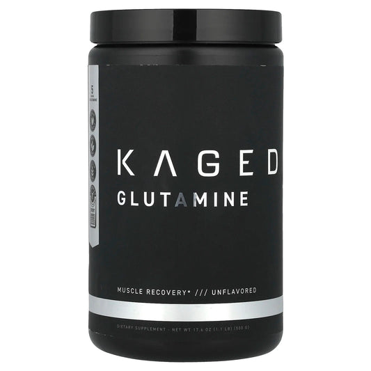 Kaged
Glutamine, Unflavored, 17.6 oz (500 g)