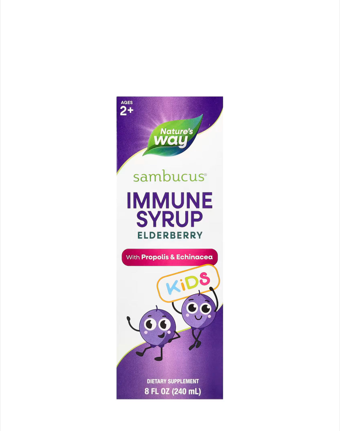 NATURE’S WAY KIDS SAMBUCUS IMMUNE SYRUP, 240ML